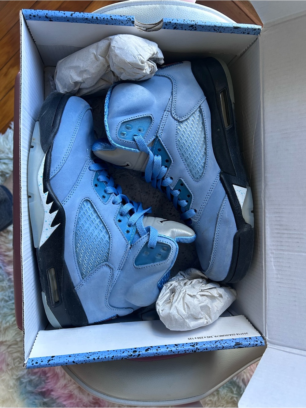 Light Blue Retro Jordans